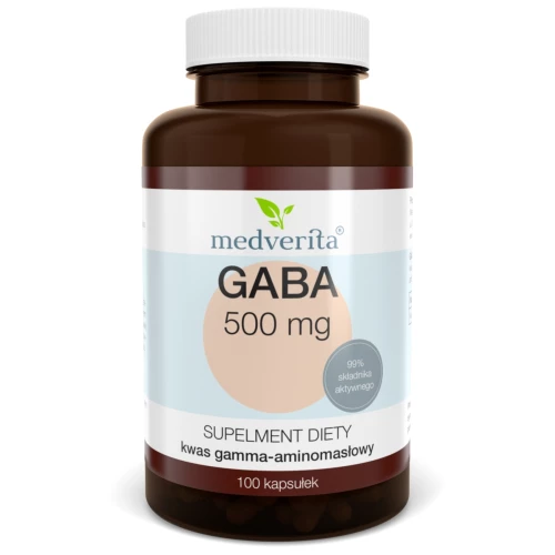 Medverita - GABA 500 mg - 100 kapsułek Medverita - GABA 500 mg - 100 kapsułek